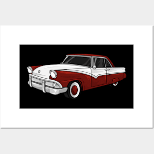 Cool vintage car Posters and Art